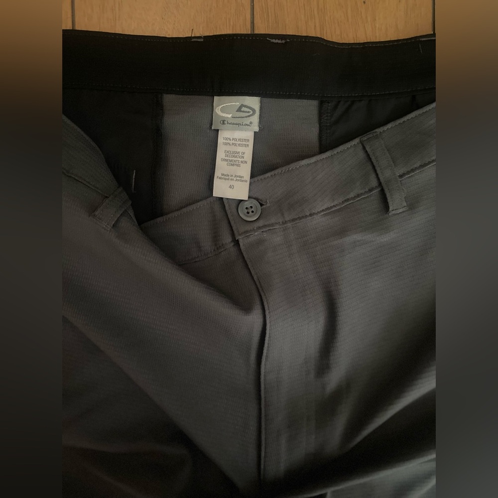 Champion cargo gray shorts with side pockets size 40 - Picture 6 of 9